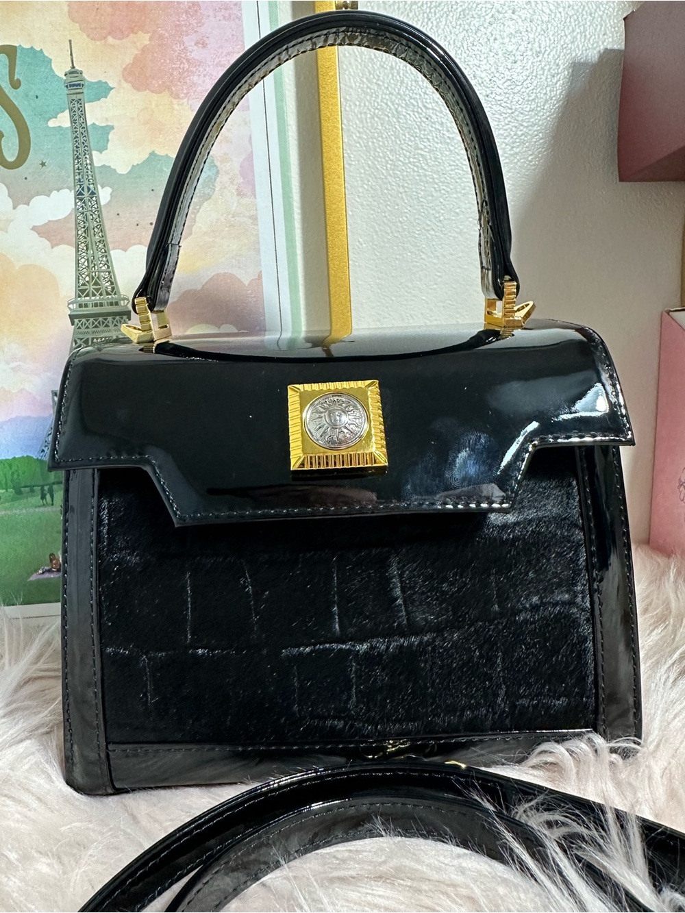 Authentic Versace top handle/crossbody bag
